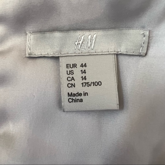 H&M Grey Black Sleeveless Dress Sz 14 B1/29 - Picture 9 of 14